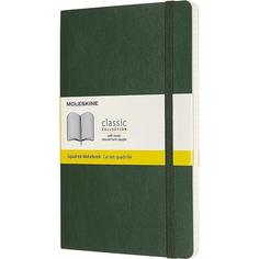 Блокнот &quot;Classic&quot; Soft&quot; Large, 96 листов, в клетку, 13 х 21 см, зеленый Moleskine