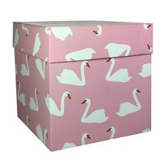 Коробка подарочная Symbol Лебеди, 18,5 х 18,5 х 18,5 см