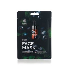 Тканевая маска Fabrik с сывороткой и экстрактом плодов черники Face Mask
