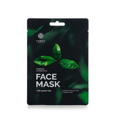 Тканевая маска Fabrik с зеленым чаем Face Mask