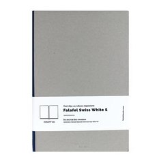 Скетчбук на гибком переплете S4F Grey White Paper Simple Falafel Books