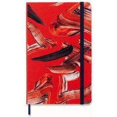 Блокнот Moleskine Le Year Of The Tiger Large, 240 страниц, в линейку, текстильная обложка, 130 х 210 мм, красный