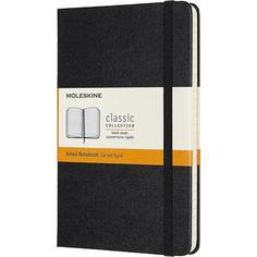 Блокнот &quot;Classic&quot; Medium, 120 листов, в линейку, 11,5 х 18 см, черный Moleskine