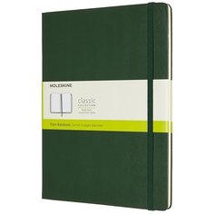 Блокнот &quot;Classic&quot; XLarge, 96 листов, нелинованный, 19 х 25 см, зеленый Moleskine