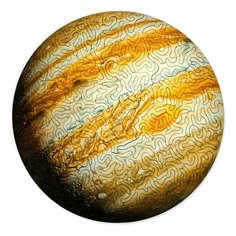 Деревянный пазл Zufa с двухслойной крышкой Планета Юпитер, M