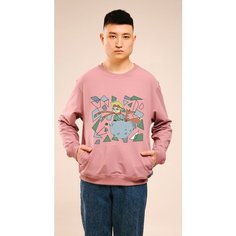 Свитшот классик Tengri People Маленький принц, черничный йогурт, oversize S+ Made in РЕСПyБЛИКА*