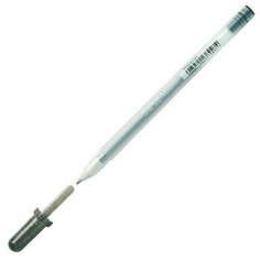 Ручка гелевая Sakura Metallic, Черный