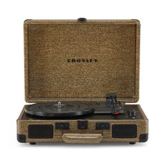 Виниловый проигрыватель Crosley Cruiser Plus [CR8005F-GA4] Soft Gold c двухсторонним Bluetooth