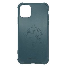 Биоразлагаемый чехол SOLOMA Case для iPhone 11 Pro Max с ударопрочными углами, светло-синий