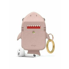Чехол для AirPods Gen 1 & 2 Elago &quot;Unique Shark&quot; розовый