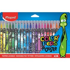 Набор фломастеров смываемых Maped &quot;Color&apos;Peps Monster&quot; 24 цвета