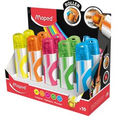 Текстовыделитель-роллер Maped &quot;Fluo Pep&apos;s&quot; 10 цветов, в ассортименте