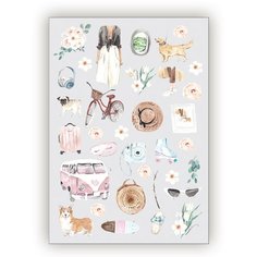 Наклейки для ежедневника Fancy Planner Spring 001