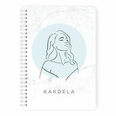 Планер на неделю remarklee KAKDELA Мрамор, А5