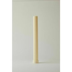 Свеча столбовая, 27 см, бежевая Gori