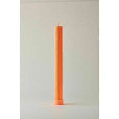 Свеча столбовая, 27 см, оранжевая, Gori