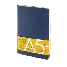 Блокнот BrunoVisconti Conceptual Office, 40 листов, А5, синий