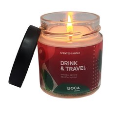 Свеча ароматическая в банке Boca Aroma, аромат Drink & Travel