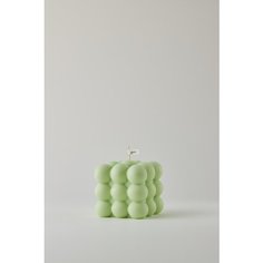 Свеча в форме куба, 6 см, зеленая Gori