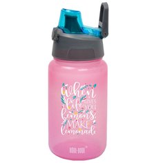 Бутылка питьевая 0.5 л, розовая, Hand Free Bottle mini, КК0141