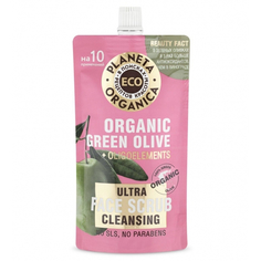 Скраб для лица Planeta Organica Organic green olive очищающий, 100 мл