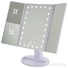 Зеркало косметическое EN-799Т, LED подсветка, трехстворчатое Energy
