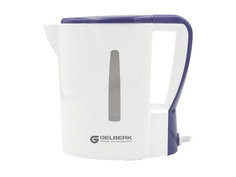 Чайник Gelberk GL-466 White-Purple 0.5L