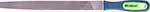 Напильник Сибртех 16233, 300 мм, плоский, двухкомпонентная рукоятка, №2