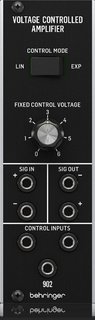 902 VOLTAGE CONTROLLED AMPLIFIER Behringer