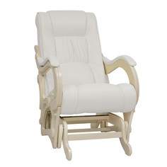 Кресло-глайдер модель 78 (комфорт) белый 68x105x99 см.