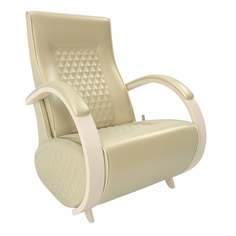 Кресло-глайдер модель balance 3 с накладками (комфорт) бежевый 70x105x84 см.