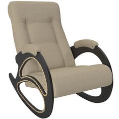 Кресло-качалка модель 4 (комфорт) серый 59x88x105 см.