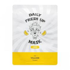 Тканевая маска для лица с экстрактом лимона Village 11 Factory Daily Fresh up Mask Lemon