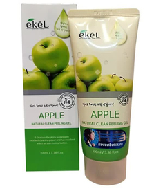 EKEL Пилинг-скатка с экстрактом яблока Natural Clean Peeling Gel Apple, 100мл