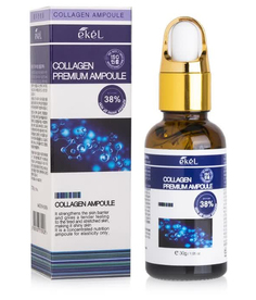 EKEL Ампульная сыворотка для лица с коллагеном Premium Ampoule Collagen, 30гр