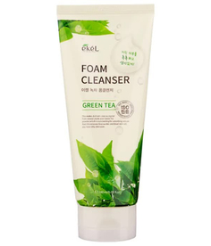 EKEL Пенка для умывания с экстрактом зеленого чая Foam Cleanser Green Tea, 180мл