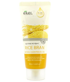EKEL Пилинг-скатка с экстрактом риса Natural Clean peeling gel Rice Bran, 100мл