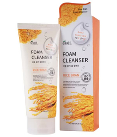 EKEL Пенка для умывания с экстрактом риса Foam Cleanser Rice Bran, 180мл