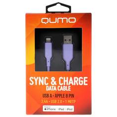 Кабель Qumo MFI С48 USB-A - Lightning 1m Purple 32991