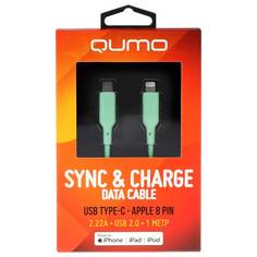 Кабель Qumo MFI С94 Type-C - Lightning 1m Green 33000