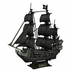 3D-пазл CubicFun Корабль Месть королевы Анны, 328 деталей