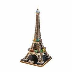 3D-пазл CubicFun Эйфелева башня с LED-подсветкой, 84 детали