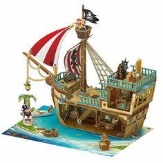 3D-пазл CubicFun Пиратский корабль, 157 деталей