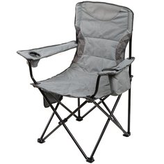 Стул-кресло 60х60х102 см, серый, полиэстер 600D, с карманом, с сумкой-чехлом, 100 кг, Green Days