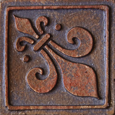 Декор Skalini Decos Royal Bronze D 05/11 4,8x4,8 см