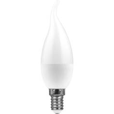 Лампочка Лампа светодиодная Feron E14 11W 6400K Свеча Матовая LB-770 25952