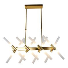 Люстра Подвесная люстра Lumina Deco Alford LDP 6036-16 GD