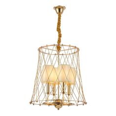 Люстра Подвесная люстра Lumina Deco Berton LDP 8013-4 F.GD