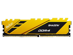 Модуль памяти Netac Shadow DDR4 DIMM 3600Mhz PC28800 CL18 - 8Gb Yellow NTSDD4P36SP-08Y