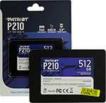 Накопитель SSD Patriot Memory 2.5" P210 512 Гб SATA III P210S512G25 Патриот